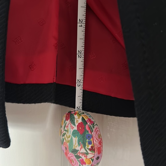 Banana Republic Navy Pea Coat, shell Cotton, lining polyester: pit to pit 19” - Picture 10 of 10